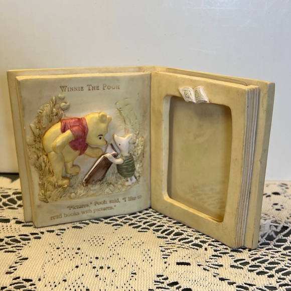 Winnie the Pooh Picture Frame Charpente Disney Classic 3"x4" Book Shape - Picture 2 of 8